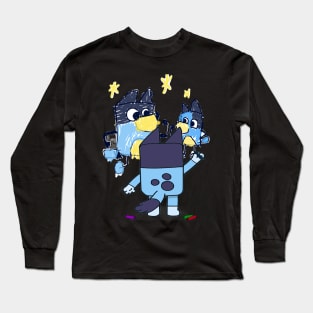 Bluey is drawing Long Sleeve T-Shirt